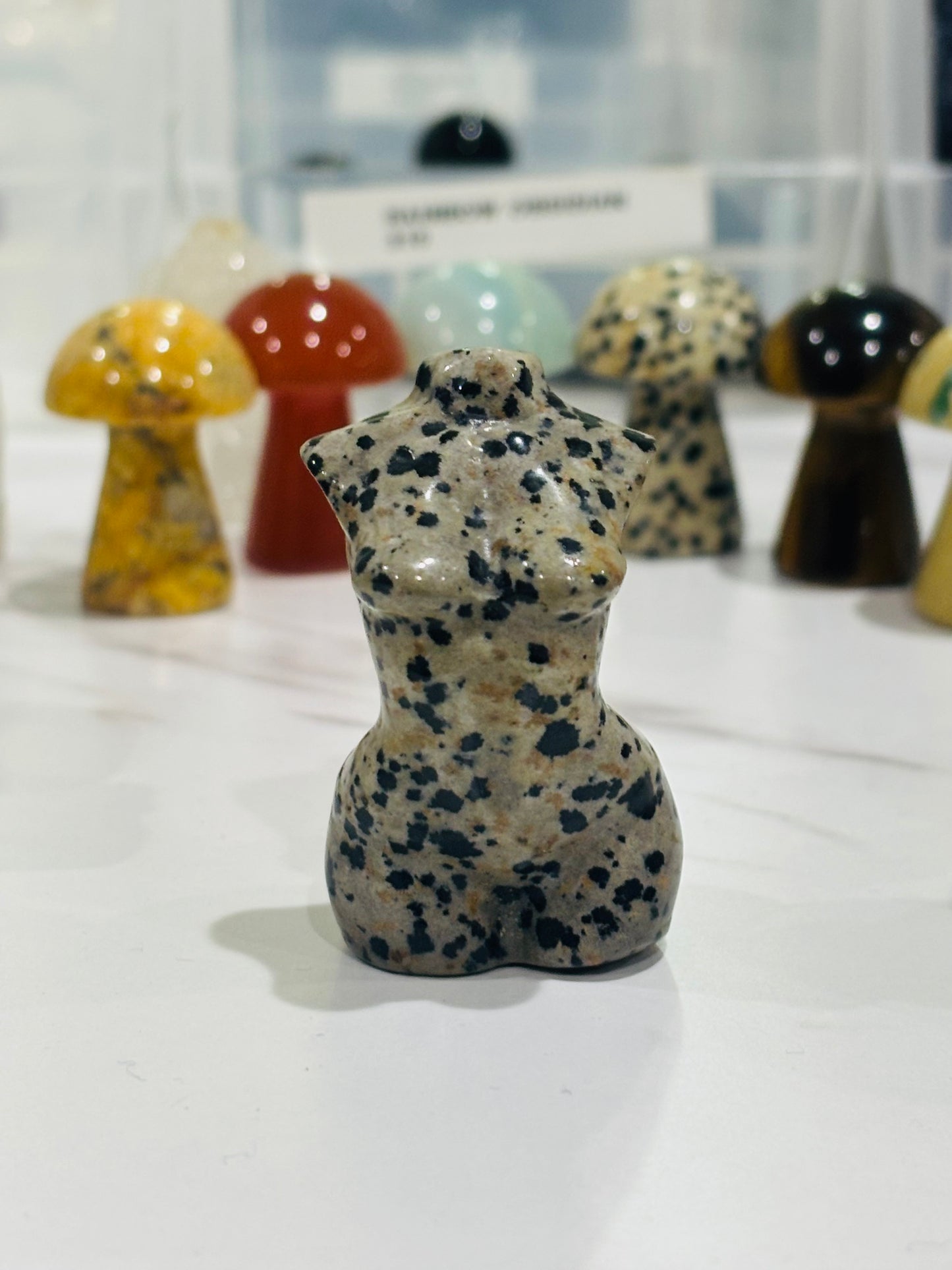 Dalmatian Jasper Goddess Figurines