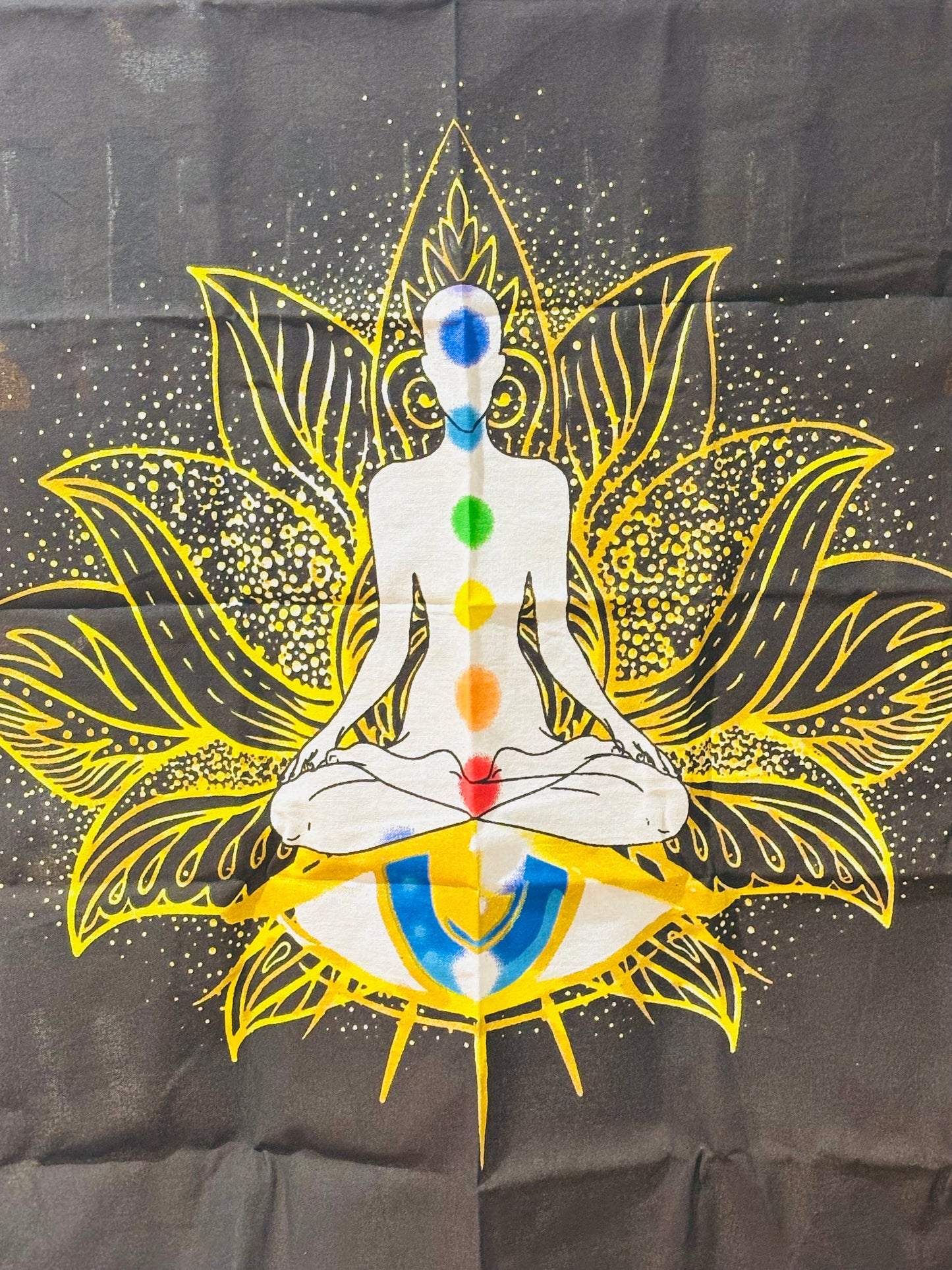 Chakra Meditation Altar Cloth (24″ x 24″)