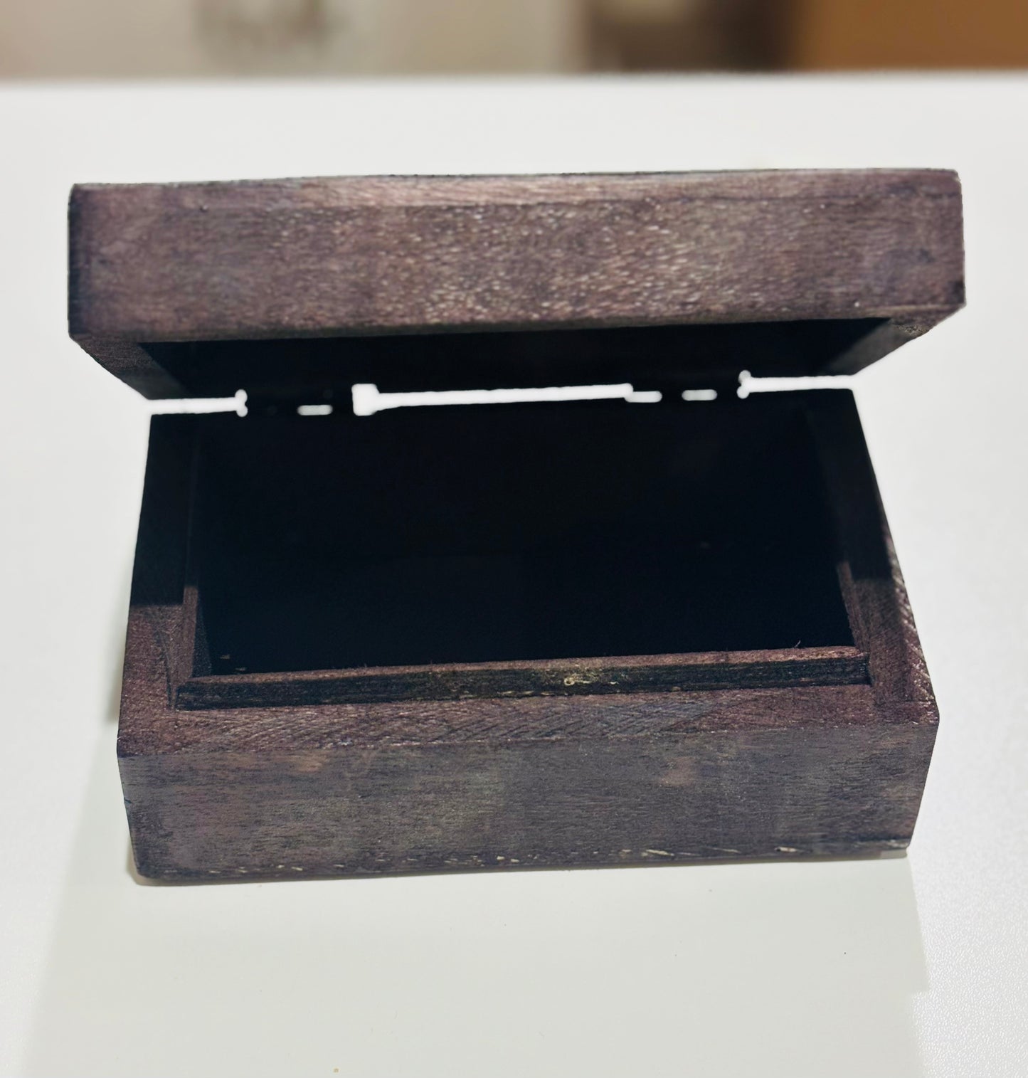 7 Chakras Black Wooden Storage Box