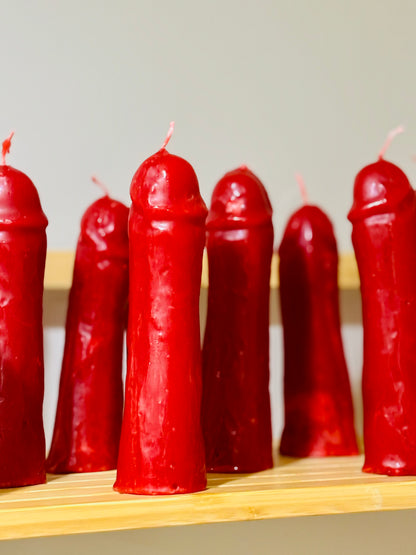 Red Phallus Candle