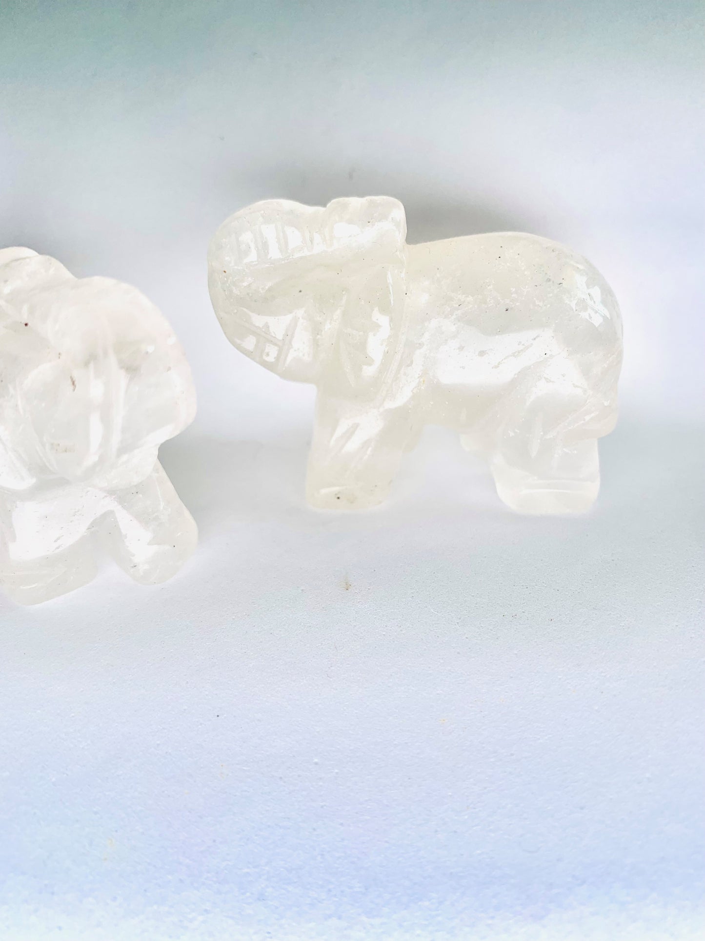 Clear Quartz Elephant