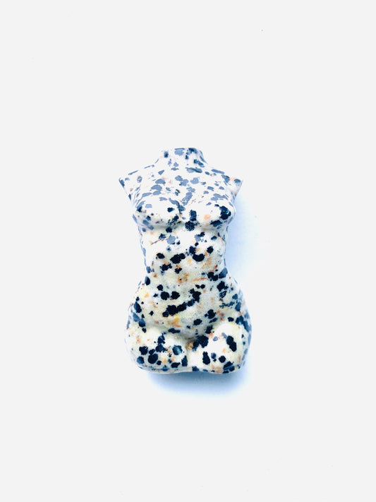 Dalmatian Jasper Goddess Figurines