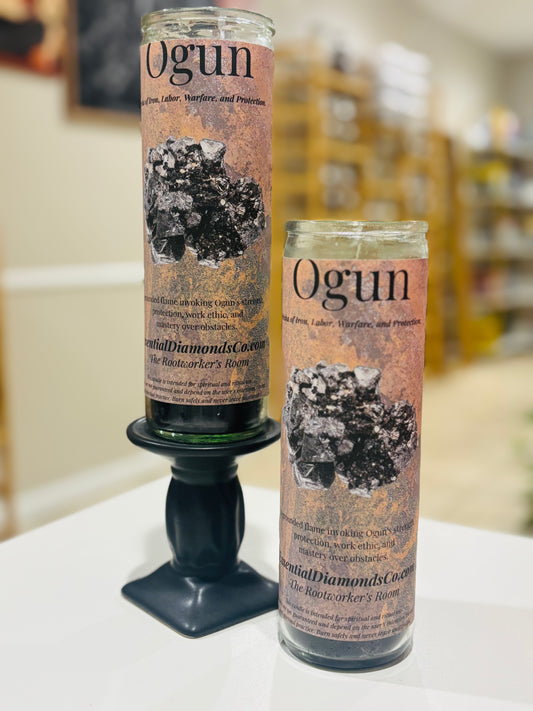 Ogun - Orisha Candle