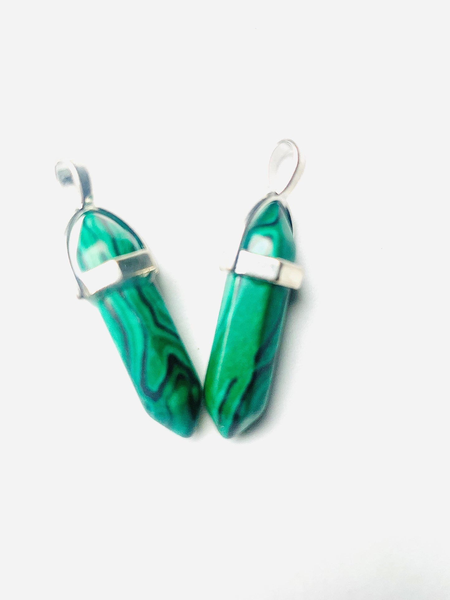 Synthetic Malachite Pendant