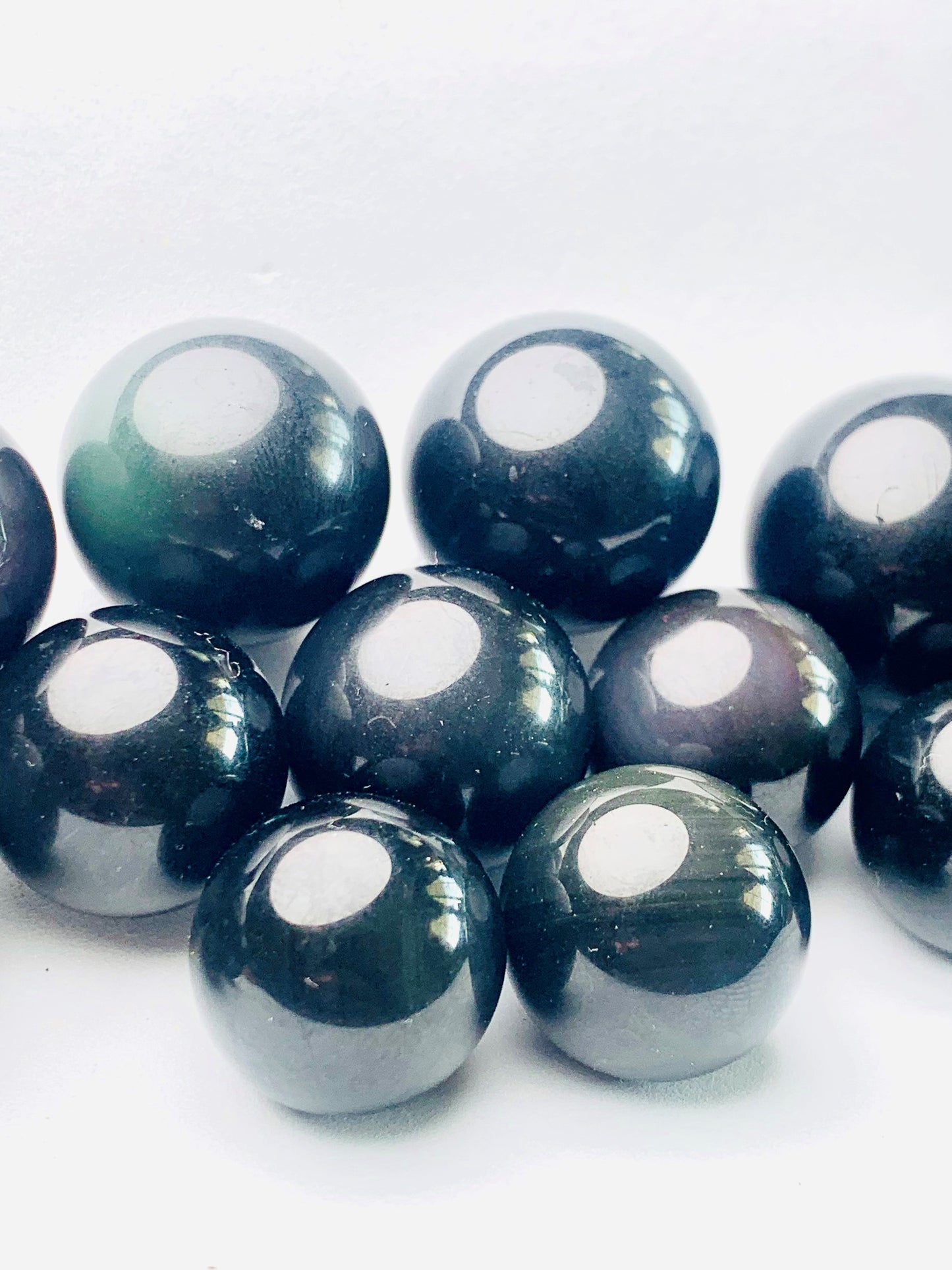 Mini Rainbow Obsidian Sphere