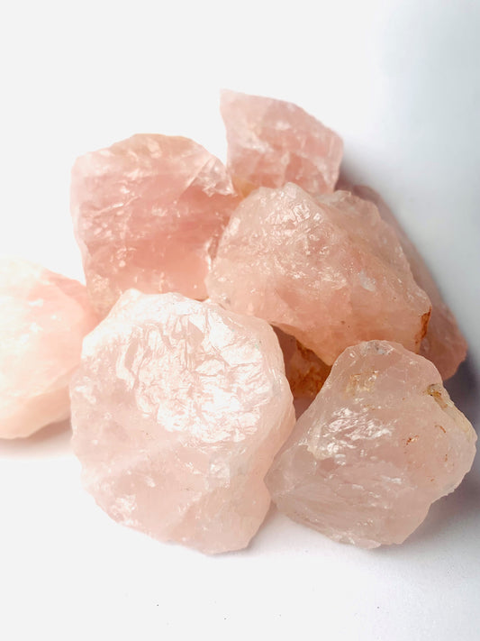 Raw Rose Quartz Chunks