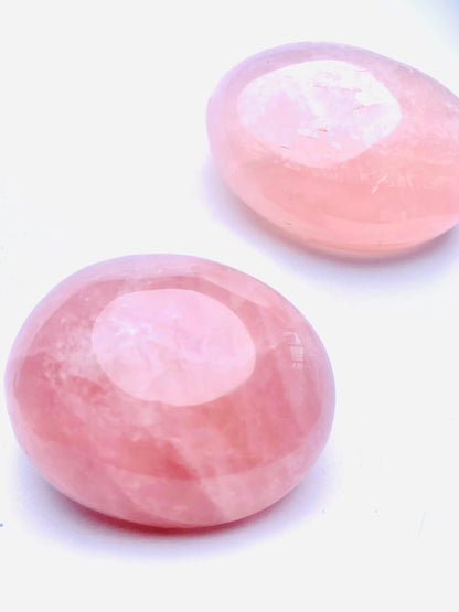 Rose Quartz Palm Stone