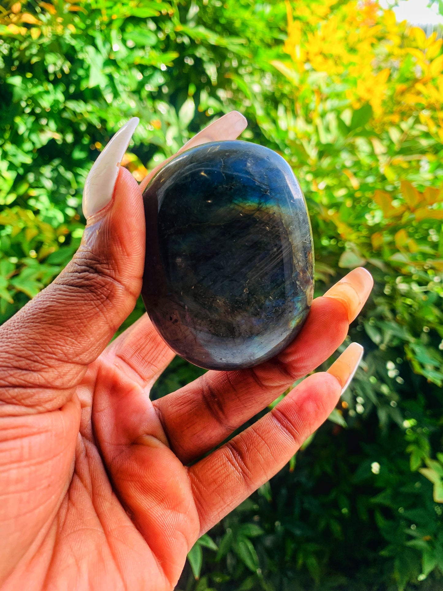 Labradorite Palm Stone